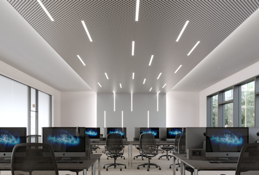 Drywall with Modern Office Technology